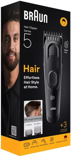 Κουρευτική Μηχανή Braun Series 5 Μαύρο HC5530