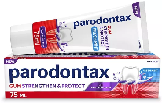 Οδοντόκρεμα Parodontax Gum Strengthen & Protect Fresh Mint με Υαλουρονικό Οξύ 75ml