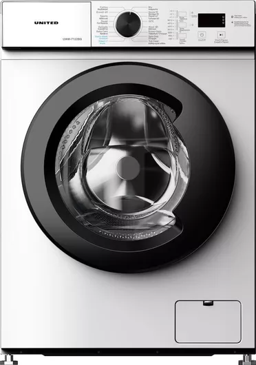 Πλυντήριο Ρούχων United UWM-7122BS 7kg με Τεχνολογία Ατμού 1200 Στροφών