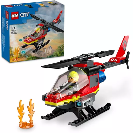 Lego City Fire Rescue Helicopter για 5+ Ετών