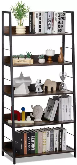 Βιβλιοθήκη Ρουστίκ 70x35x150cm