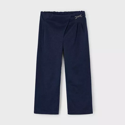 Παιδικό Παντελόνι Υφασμάτινο Navy Blue Μακρύ