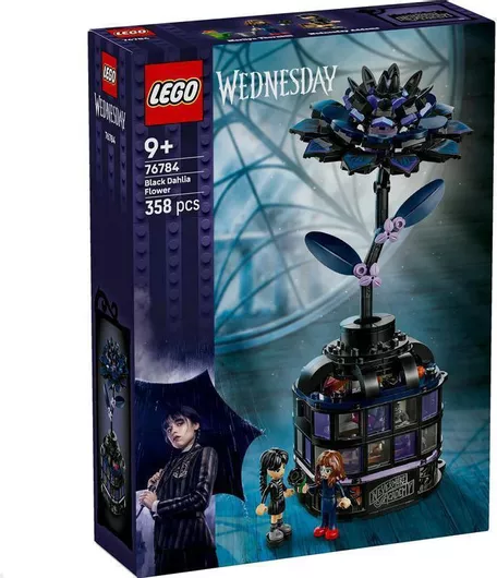 Lego Τουβλάκια Wednesday Black Dahlia Flower για 9+ Ετών 358τμχ. 93683