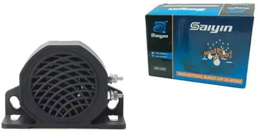Saiyin Βομβητής Όπισθεν για Φορτηγά & Βαρέα Οχήματα 12-48V, 105±3dB HW-1106 Back Up Alarm