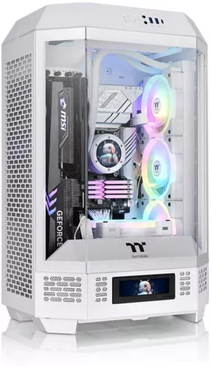 Κουτί Υπολογιστή Thermaltake The Tower 300 Micro Tower με Πλαϊνό Παράθυρο & RGB Φωτισμό Λευκό
