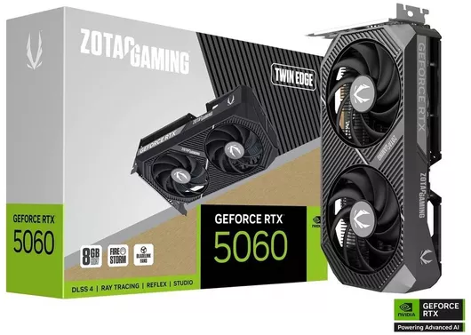 Κάρτα Γραφικών Zotac GeForce RTX 5060 8GB GDDR7 Twin Edge