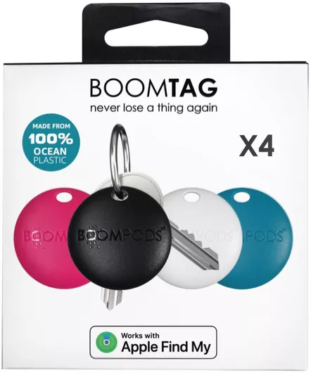 Boompods BoomTag Apple Find My Tracker (Σετ 4 τεμ.)