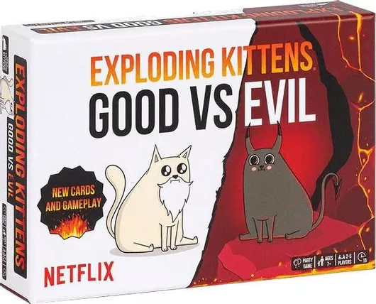 Επιτραπέζιο Παιχνίδι Exploding Kittens Good Vs Evil για 2-5 Παίκτες 7+ Ετών