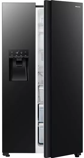Ψυγείο Ντουλάπα Hisense 556lt Total NoFrost Υ178.6xΠ91xΒ68.9cm Μαύρο RS694N4GBE