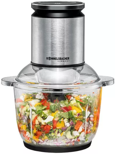 Πολυκόπτης Rommelsbacher Multi 600W με Δοχείο 2lt Inox
