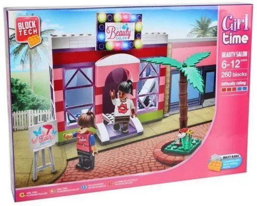 Τουβλάκι Block Tech Σαλόνι Ομορφιάς για 6 - 12 Ετών 260τμχ.