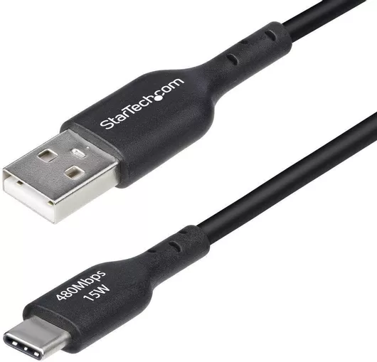 Καλώδιο StarTech USB2AC1M USB 2.0 Cable USB-C male - USB-A 1m Μαύρο