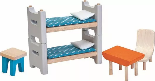 Κουκλόσπιτο Plan Toys Ξύλινο Παιδικό Δωμάτιο Έπιπλο για 3+