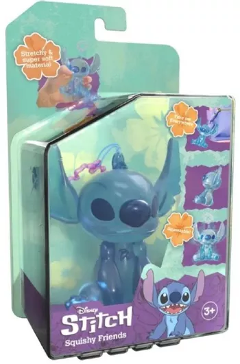 Μπρελόκ Stretchy & Squishy Stitch Γαλαζιο Γκλιτερ Sqt902st-2