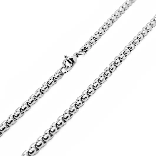 Αλυσίδα Λαιμού Piercing.gr Ανδρική από Ατσάλι Λεπτή Πάχους 4mm & Μήκους 45cm
