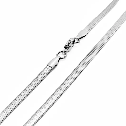 Αλυσίδα Λαιμού Piercing.gr Ανδρική Φίδι από Ατσάλι Λεπτή Πάχους 4mm & Μήκους 50cm