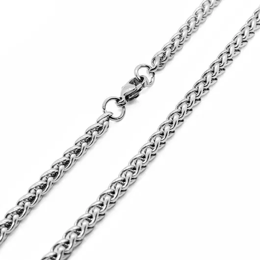 Αλυσίδα Λαιμού Piercing.gr Ανδρική από Ατσάλι Λεπτή Πάχους 4mm & Μήκους 60cm