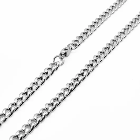 Αλυσίδα Λαιμού Piercing.gr Ανδρική από Ατσάλι Λεπτή Πάχους 5mm & Μήκους 45cm