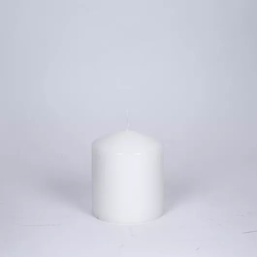 Κερί Eurolamp Κορμός 7x8cm Λευκό