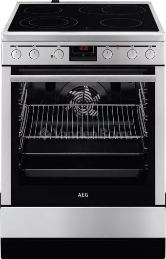 Κουζίνα AEG 73lt με Κεραμικές Εστίες Π59.6cm Inox