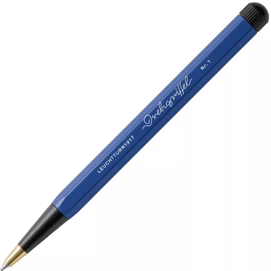 Στυλό Leuchtturm1917 Ballpoint με Μπλε Μελάνι Drehgriffel No 1 Bauhaus Edition Royal Blue Black