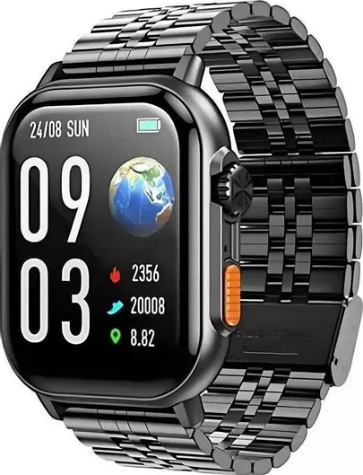 Smartwatch Hoco DYD02 με Παλμογράφο (Μαύρο)