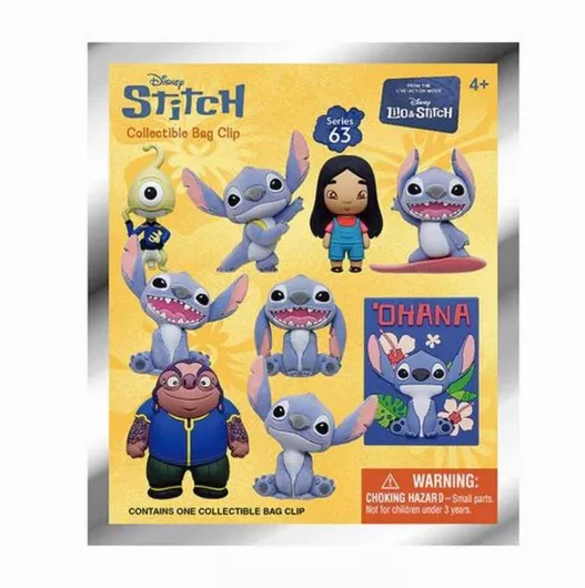 Μπρελόκ Disney Lilo & Stitch Stitch Series 63 3d Foam Bag Clip Τυχαίο Περιεχόμενο