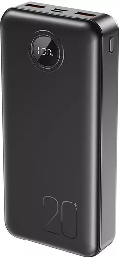 Power Bank XO PR239 20000mAh 22.5W με 2 Θύρες USB-A & Θύρα USB-C Quick Charge 2.0 / Quick Charge 3.0 Μαύρο