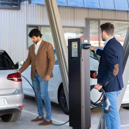 Σταθμός Φόρτισης Ηλεκτρικών Αυτοκινήτων Επιδαπέδιος 22kW Type 2 POLE-X2-32-3-CLOUD