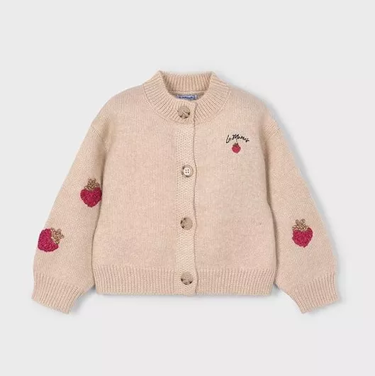 Παιδική Ζακέτα Πλεκτή Μπεζ