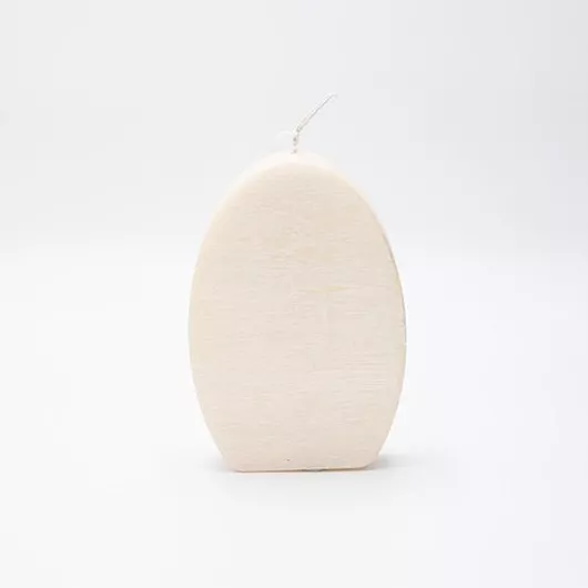 Κερί Eurolamp Αυγό 10x15cm Εκρού