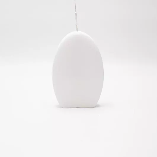 Κερί Eurolamp Αυγό 10x15cm Λευκό