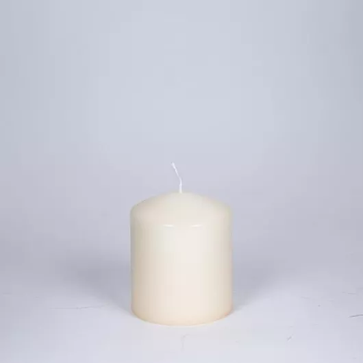 Κερί Eurolamp Κορμός 7x8cm Εκρού