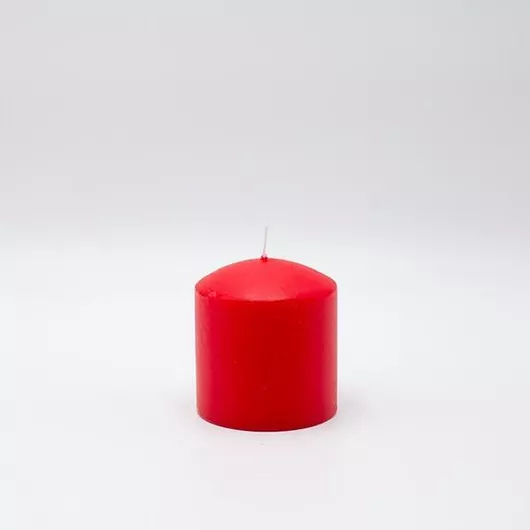 Κερί Eurolamp Κορμός 7x8cm Κόκκινο