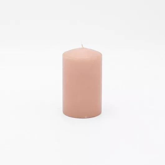 Κερί Eurolamp Κορμός με Άρωμα Blackberry  6x10cm Μόκα