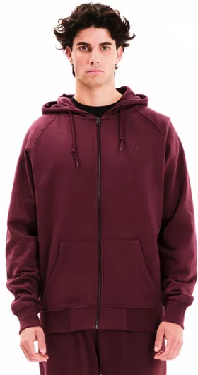 Emerson Ανδρικό Φούτερ Fleece με Φερμουάρ Dusty Wine