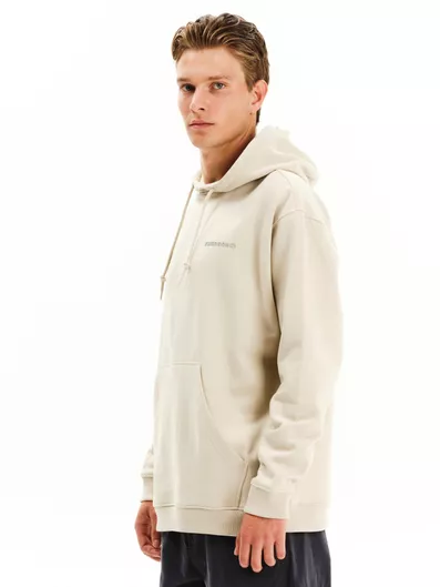 Emerson Ανδρικό Oversized Φούτερ Fleece με Κουκούλα Clay Grey