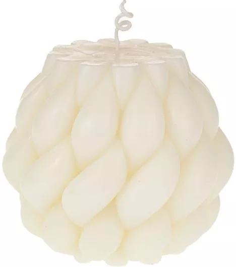 Iliadis Διακοσμητικό Κερί Μπεζ 9x9.5cm