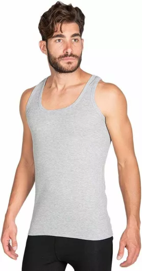 Jokers Ανδρική Φανέλα Αμάνικη Γκρι