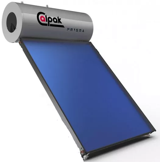 Calpak Prisma Ηλιακός Θερμοσίφωνας 200lt Glass Διπλής Ενέργειας 2.5τ.μ. Κεραμοσκεπής Επιλεκτικός