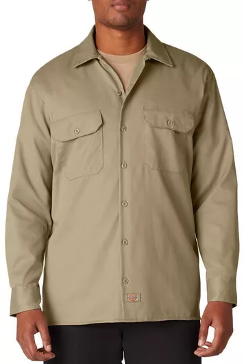 Dickies Μακρυμάνικo Πουκάμισο Κανονική Γραμμή Χακί