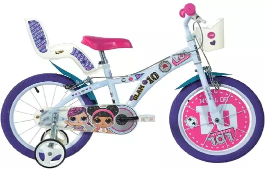 Dino Bikes LOL 16" Παιδικό Ποδήλατο BMX Πολύχρωμο