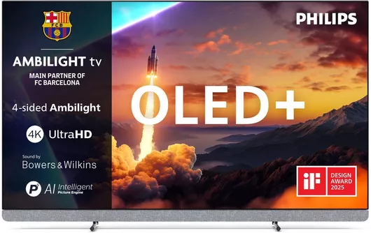 Philips 55" 4K UHD OLED Ambilight Smart TV OLED910 HDR 2025 55OLED910/12