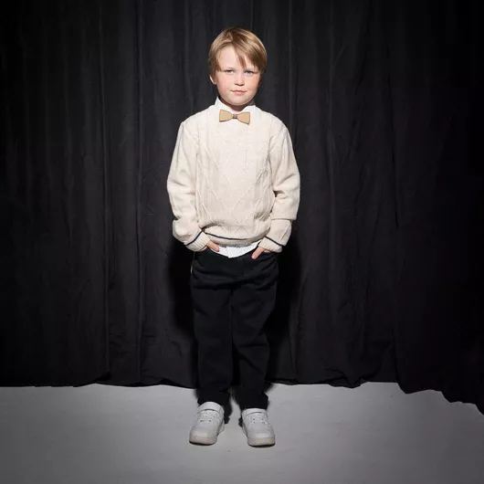 Παιδικό Σετ με Παντελόνι Χειμερινό 5τμχ Εκρού