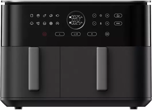 Xiaomi Dual Zone Air Fryer με Διπλό Αποσπώμενο Κάδο 10lt Γκρι