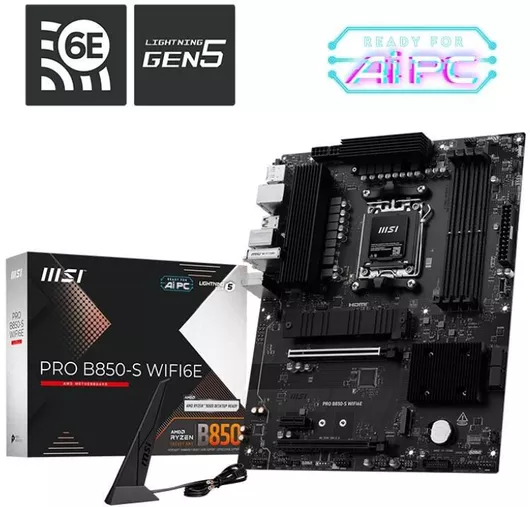 MSI PRO B850-S WIFI6E ATX Motherboard με Υποδοχή AMD AM5
