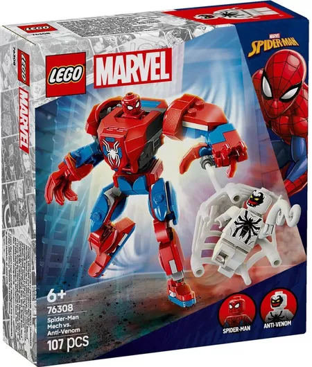 Lego Spider-Man Spider-Man Mech vs. Anti-Venom για 6+ Ετών 107τμχ