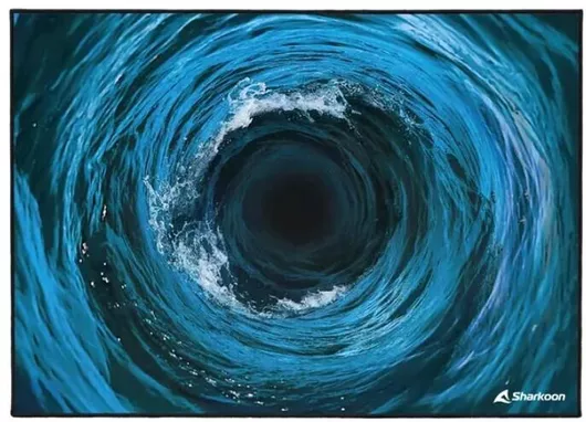 Sharkoon Sfm12 Μαύρος Μπλε Λευκός Πολυεστέρας Σιλικόνη