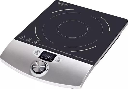 Adler Επιτραπέζια Εστία Επαγωγική Μονή Μαύρο