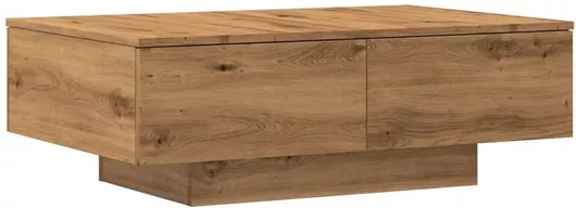 Ορθογώνιο Τραπεζάκι Σαλονιού Ξύλινο Δρυς 90x60x31cm